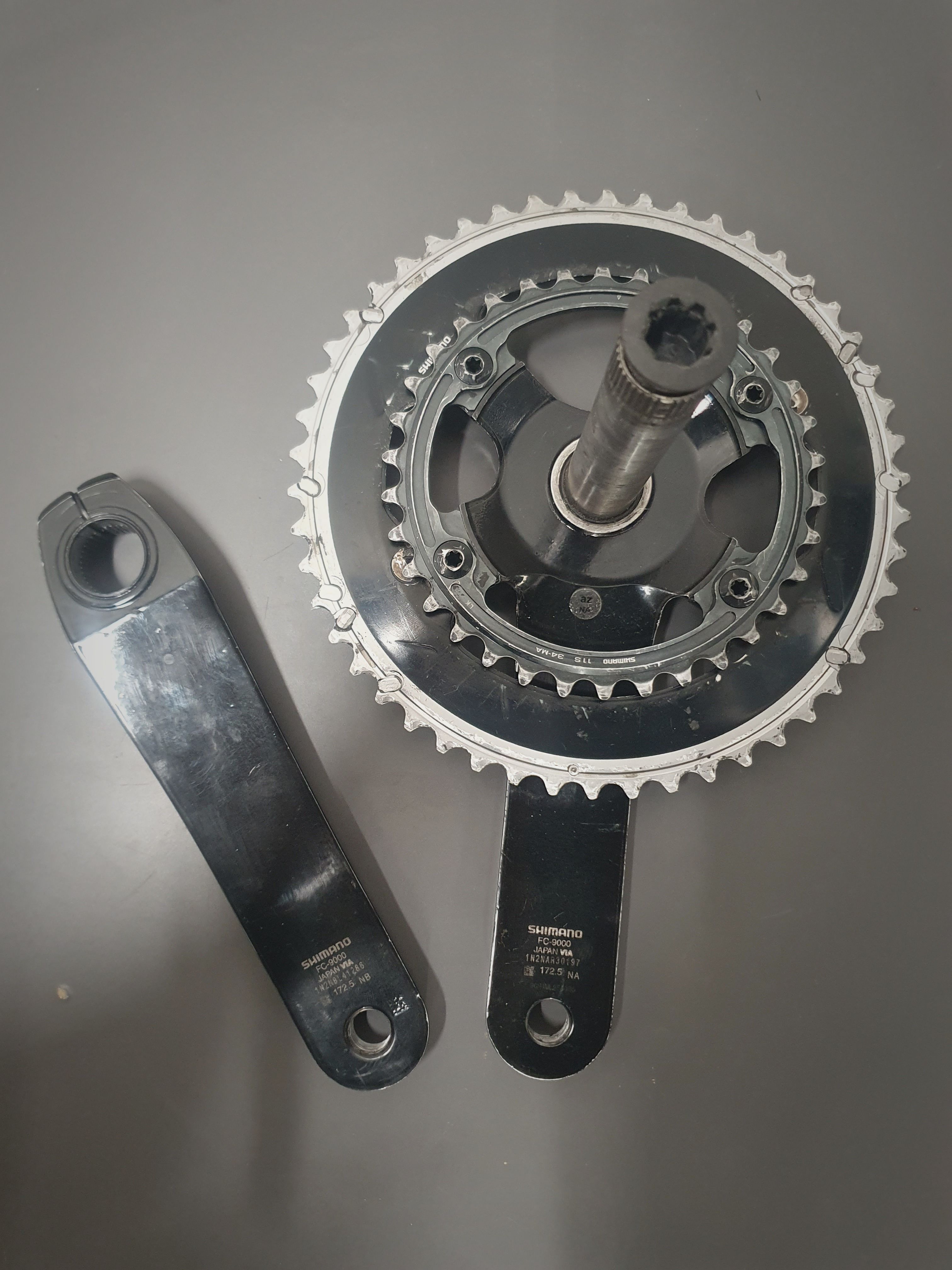 シマノ デュラエースFC-9000 50-34T 172.5mm SHIMANO DURA-ACE R9000