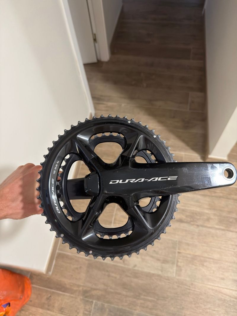 Gebrauchtes Shimano dura ace crank with power meter 2024 Drivetrain & Pedals