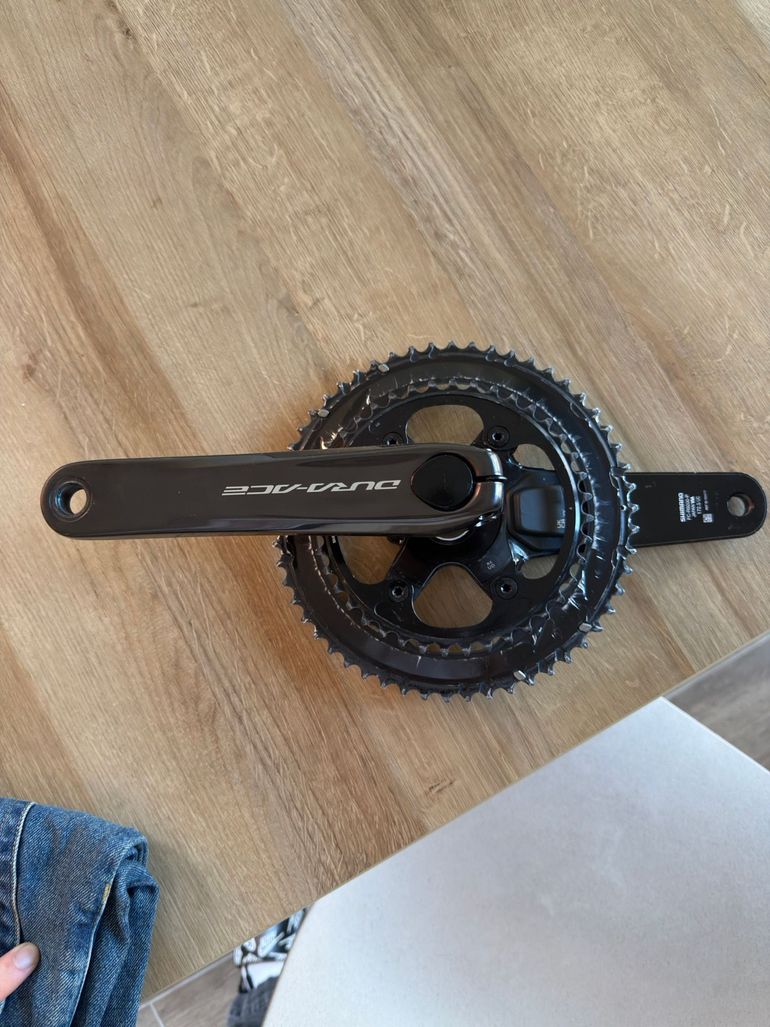 Used Shimano dura ace crank with power meter 2024 bike — image 4 of 6