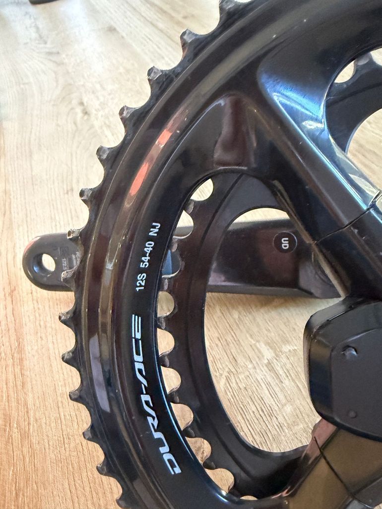 Used Shimano dura ace crank with power meter 2024 bike — image 3 of 6