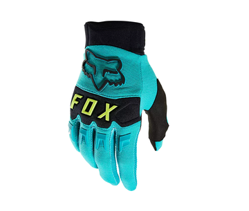 Brugt Fox Guanti Dirtpaw Verde Acqua 2025 Cycling Clothing