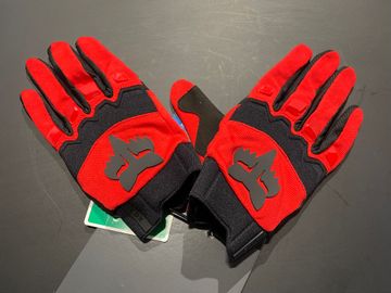 Brugt Fox Guanti Dirtpaw Rosso Fluo 2025 Cycling Clothing