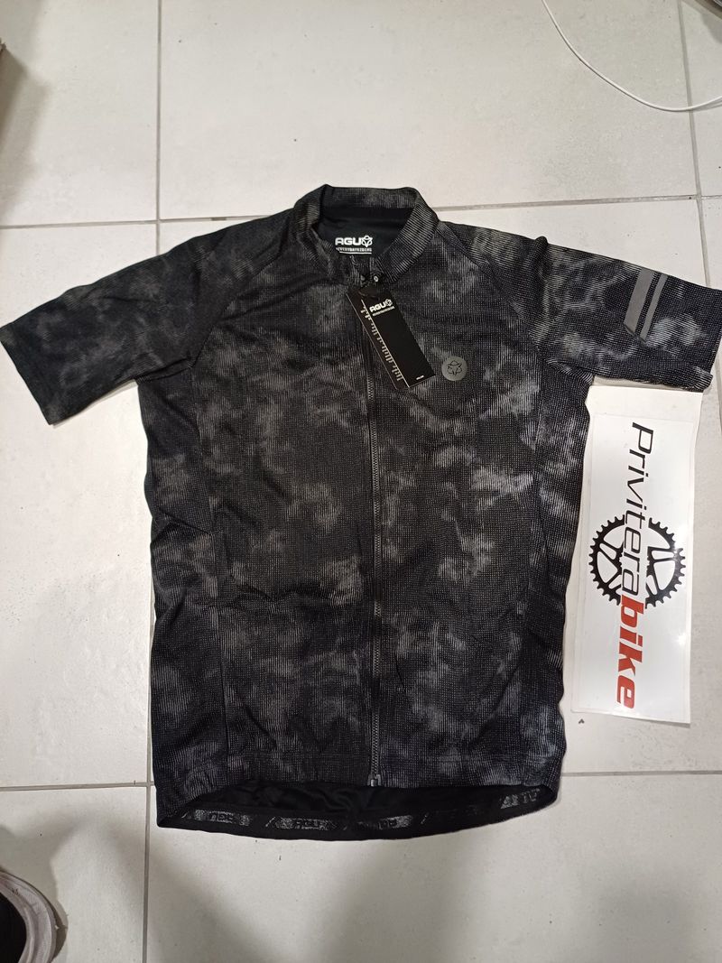 Tweedehands AGU MAGLIA ESTIVA REFLECTIVE MIST BLACK L - 45309700-550-05 2024 Cycling Clothing