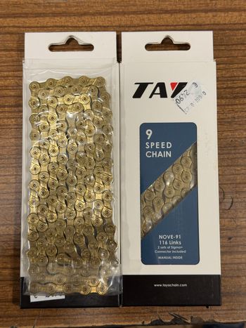 Taya, Chain  Nove - 91 9sp Ti-Gols