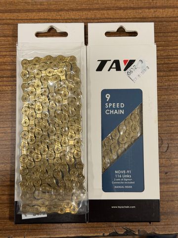 Gebrauchtes Taya Chain Nove - 91 9sp Ti-Gols Drivetrain & Pedals