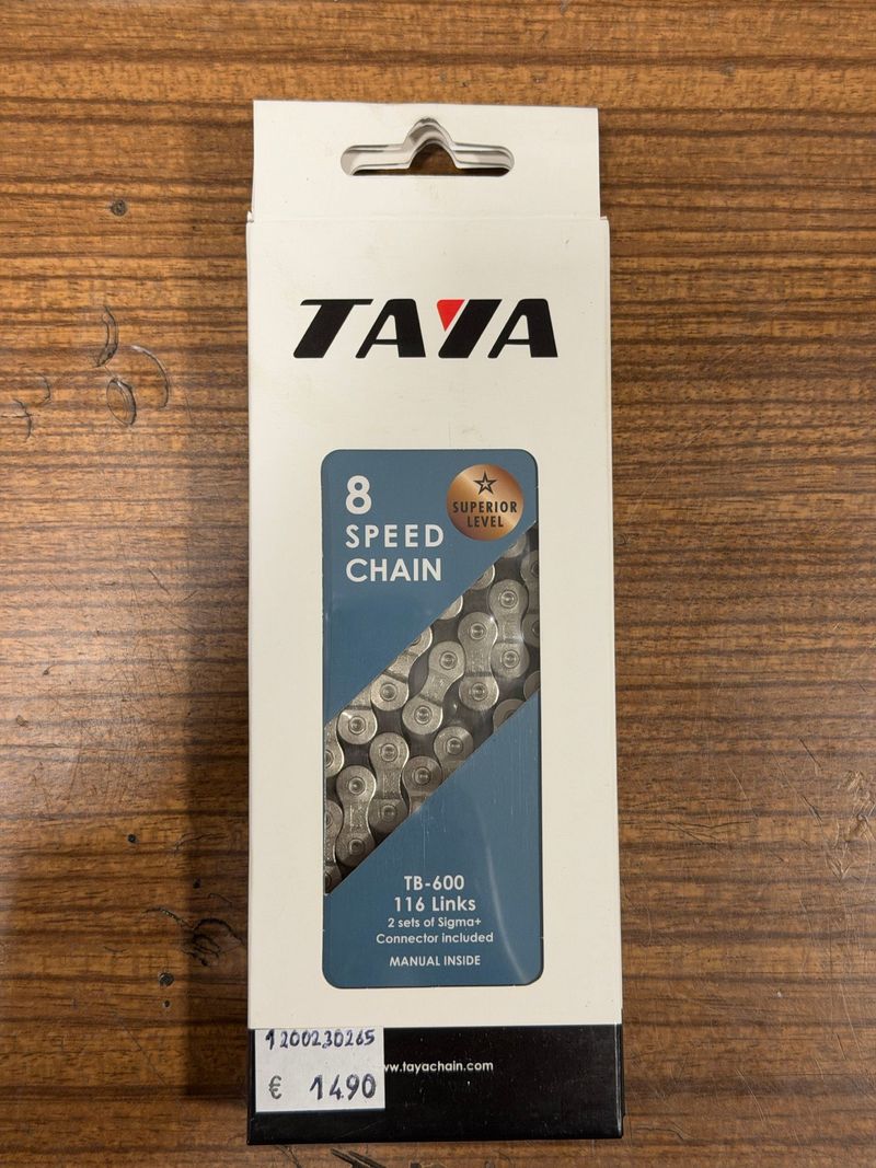 Taya Chain TB-600 8sp Drivetrain & Pedals usato