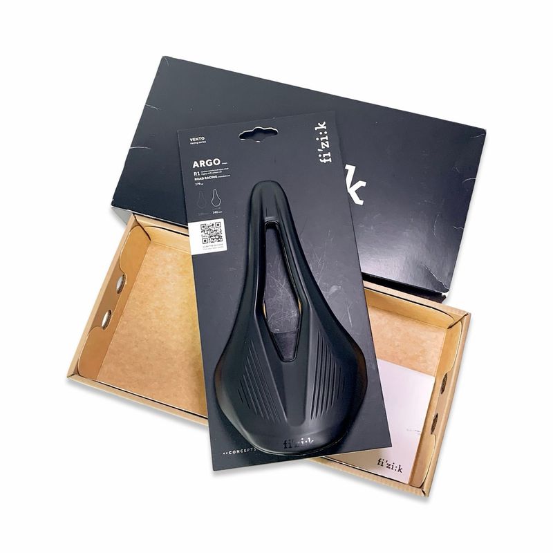 Used Fizik Vento Argo R1 140m Carbon Rail Saddle Short Nose Road Gravel 2024 Saddles & Seatposts