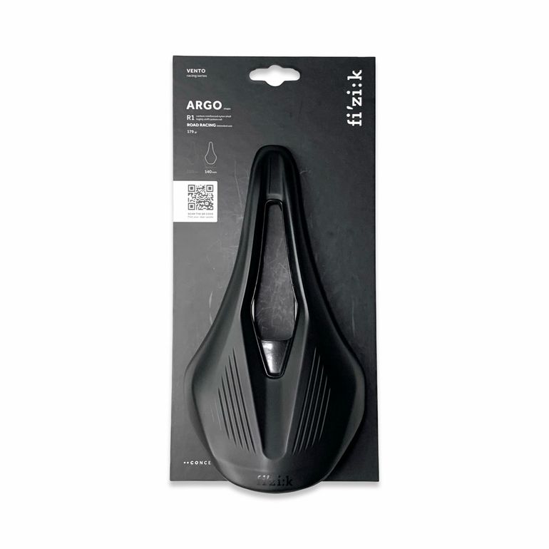 Used Fizik Vento Argo R1 140m Carbon Rail Saddle Short Nose Road Gravel 2024 bike — image 5 of 8