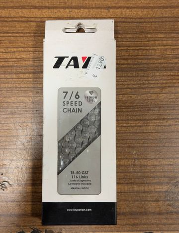 Gebrauchtes Taya Chain TB-50 GST 7/6sp Drivetrain & Pedals