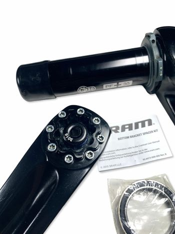 Used Quarq BB30 PF30 Crank Arms 172.5mm Size SRAM 8 Bolt 2020 bike — image 6 of 8