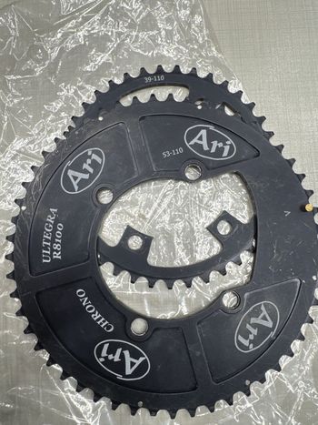 Shimano, corone compatibili ultegra di2 53-39