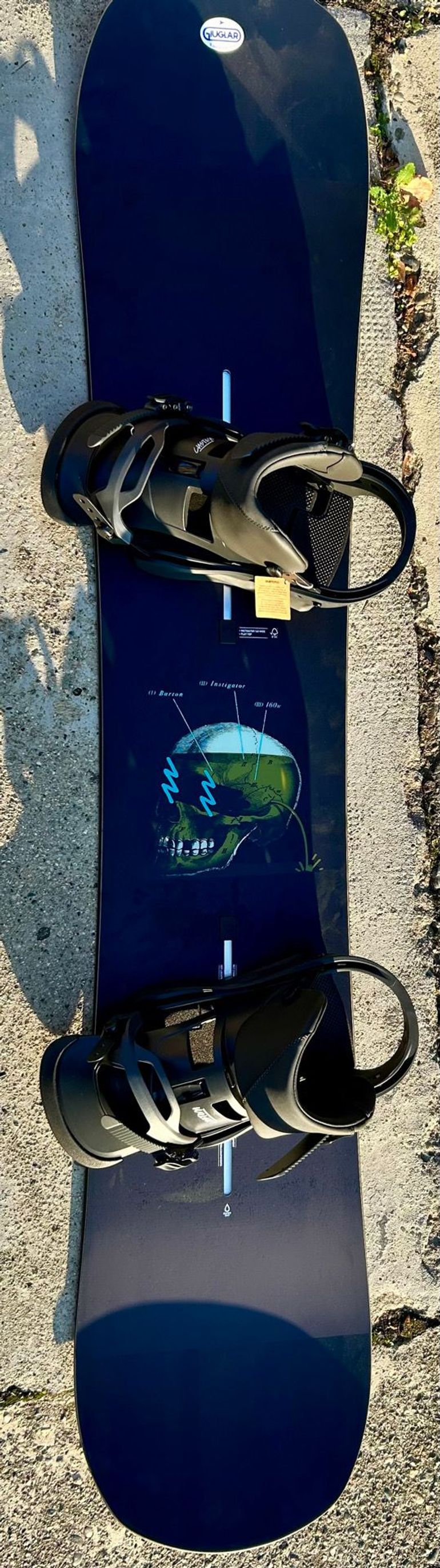 ✨BURTON✨INSTIGATOR 160×BURTON CUSTOM L Burton Burton Instigator 160W + Attacchi Burton Custom L 2020
