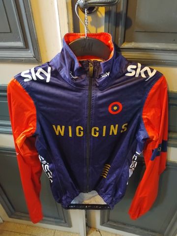 Tweedehands Rapha Team Wiggins Edition Rain Jacket Cycling Clothing