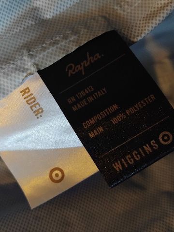 Brugt Rapha Team Wiggins Edition Rain Jacket bike — billede 6 af 8