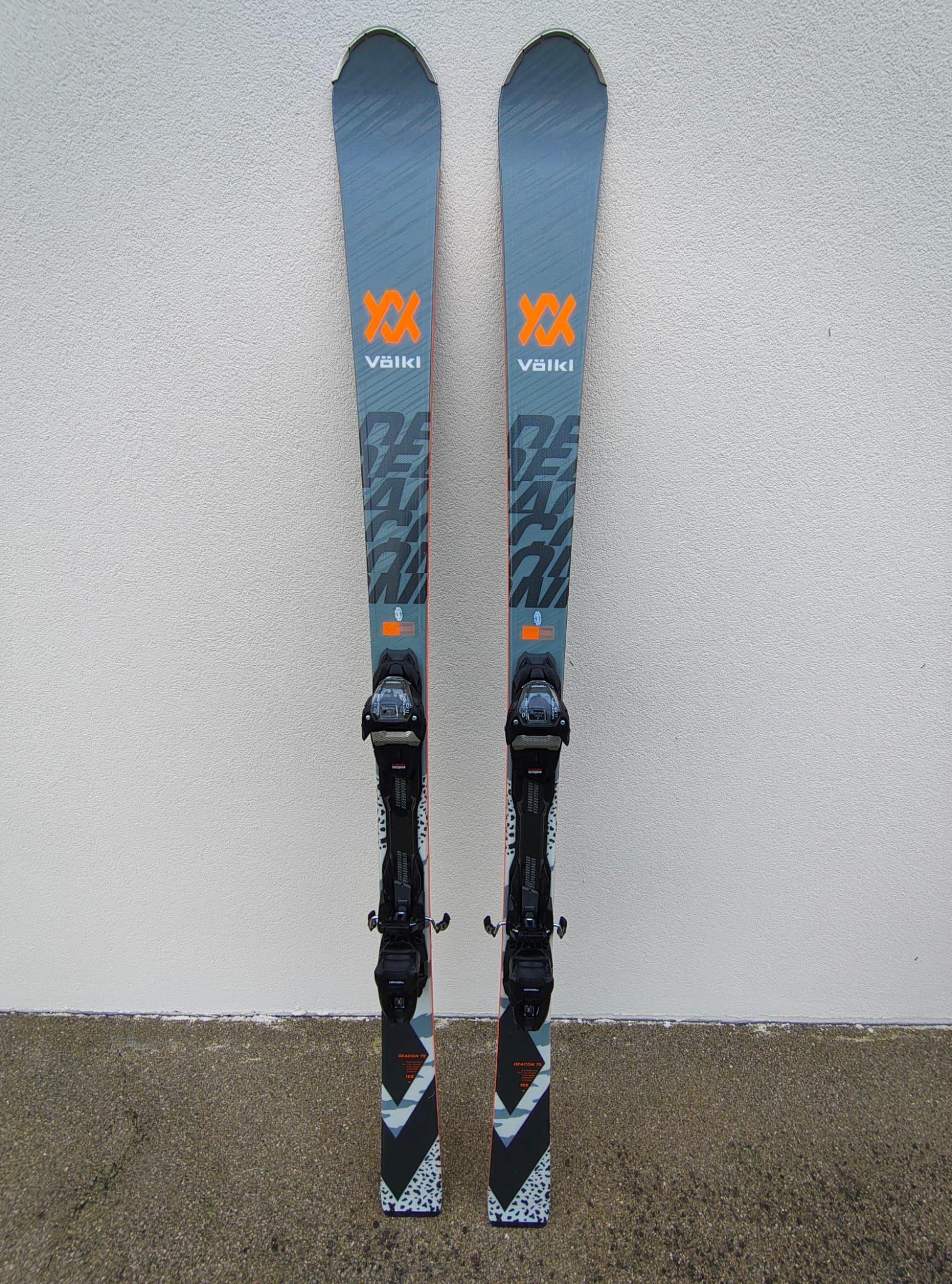 Volkl Volkl 2023 Deacon 75 168cm Skis w/Vmotion 11 GW Bindings 