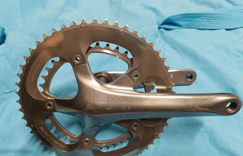 Używany Shimano Guarnitura Dura-ace 53/39 Drivetrain & Pedals