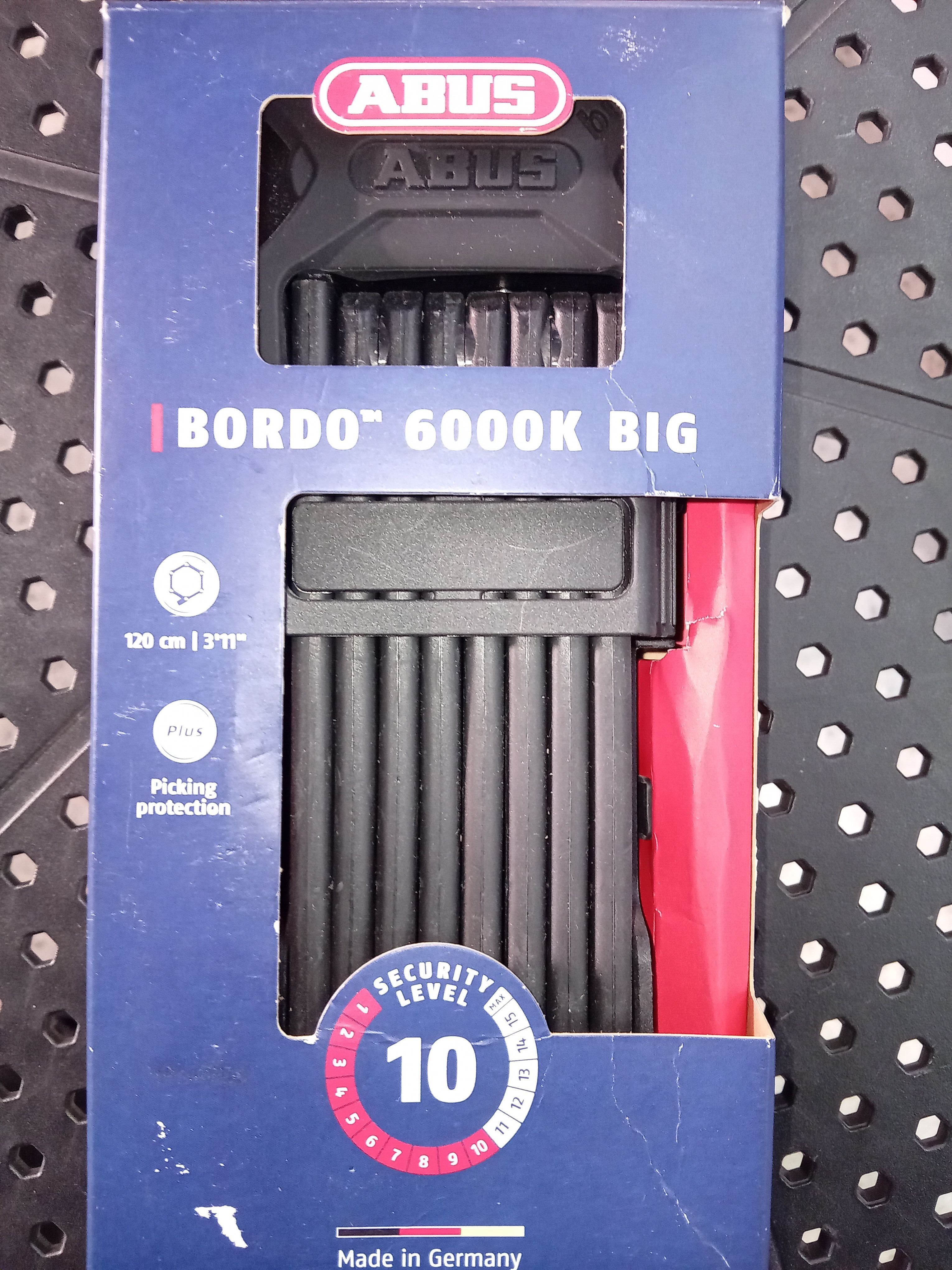 ABUS Bordo Big 6000 120cm Folding Lock