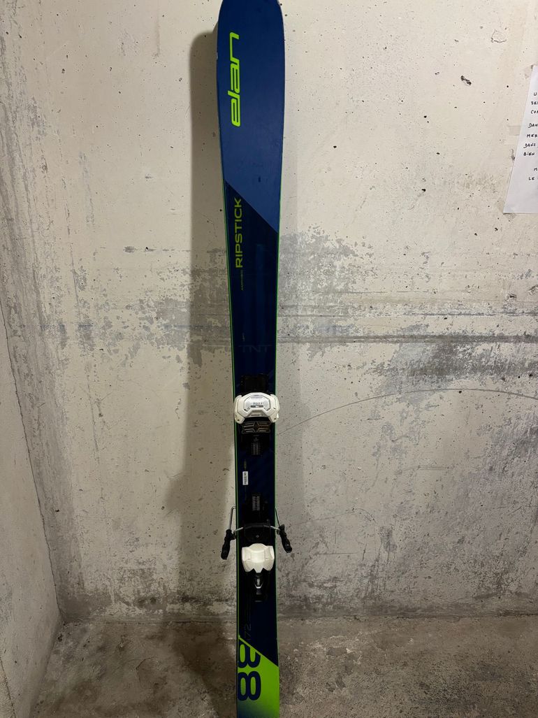 Used Elan Ski élan ripstick 88 172 cm plus fixation réglable bike — image 8 of 8