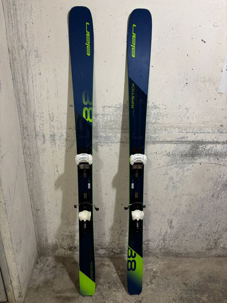 Used Elan Ski élan ripstick 88 172 cm plus fixation réglable bike — image 3 of 8