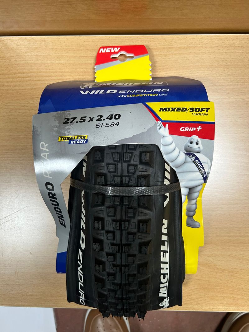 Used Michelin Wild Enduro Mixed/soft TLR Tyres & Tubes