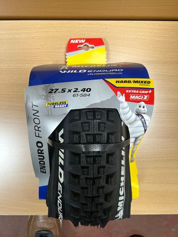 Brugt Michelin Wild Enduro Hard/Mixed 27.5x2.40 Tyres & Tubes