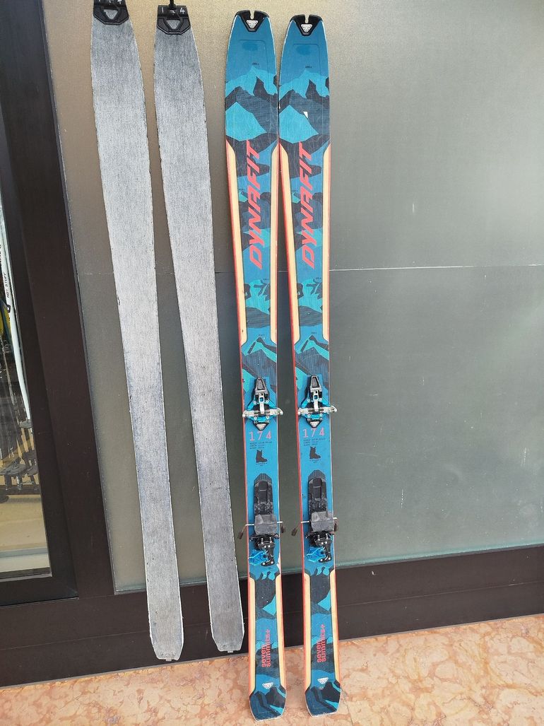 Dynafit seven summit skialp, con attacco s-turn e pelli 2023