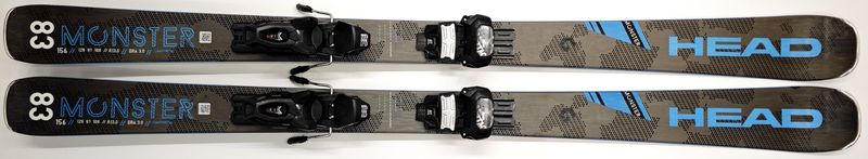 Gebrauchtes Head Monster 83 Allmountain Allride Skis 156cm 2020 Skiing & Skitouring
