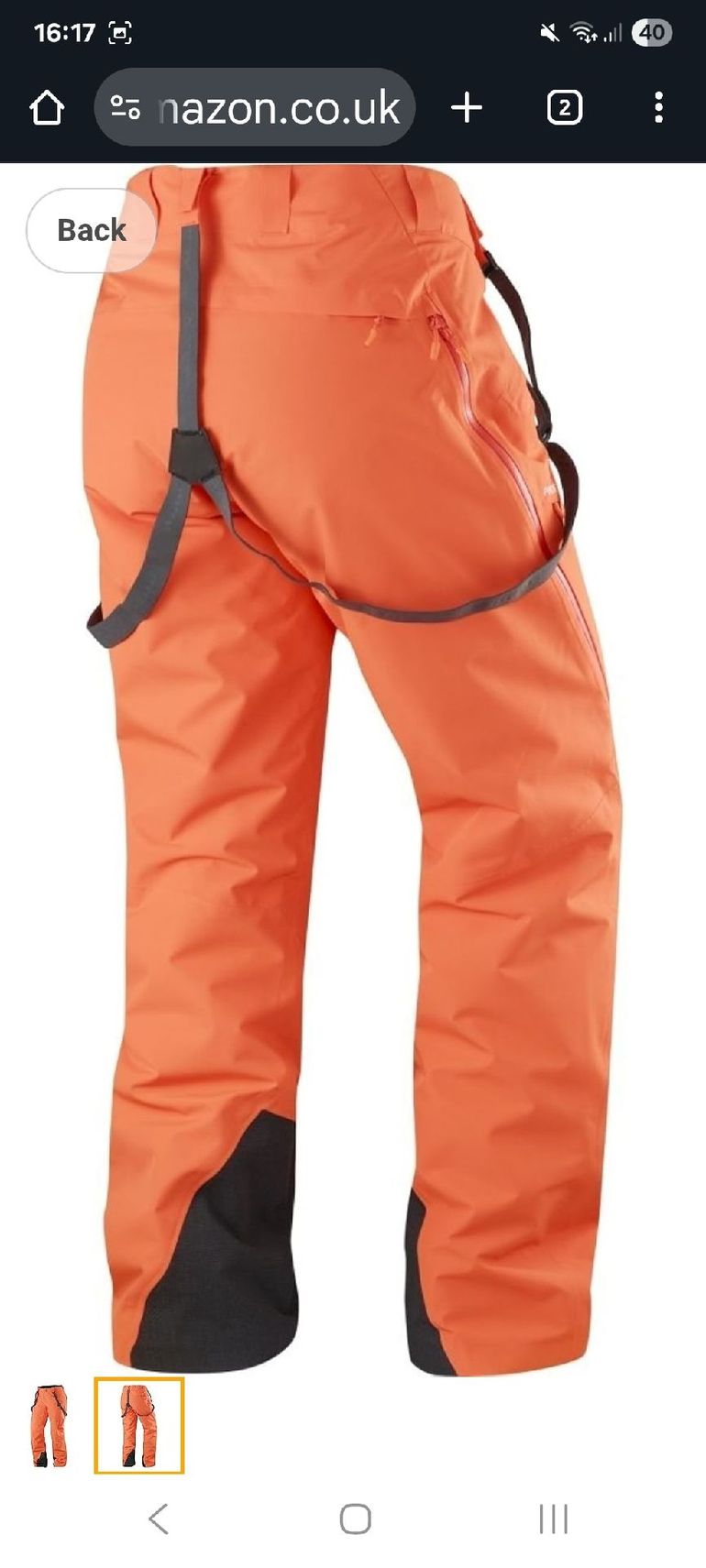 Used Haglofs Haglöfs Line insulated womens ski pant 2024 bike — image 5 of 5