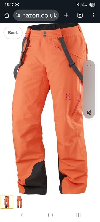 Used Haglofs Haglöfs Line insulated womens ski pant 2024 bike — image 4 of 5