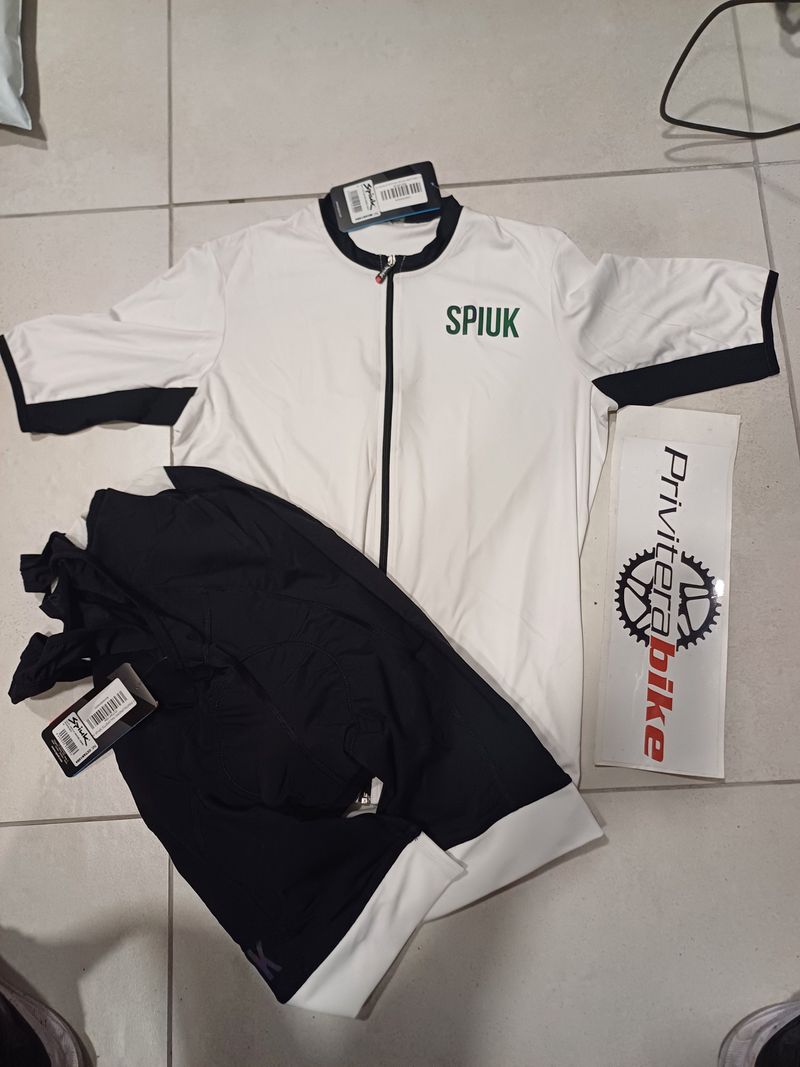 Brugt Spiuk COMPLETINO ANATOMIC WHITE M - MCAN19B4/CCTAN19B4 2023 Cycling Clothing