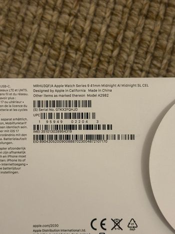 Used apple Apple Watch series 9 Cellular - 41 mm bike — image 9 of 9