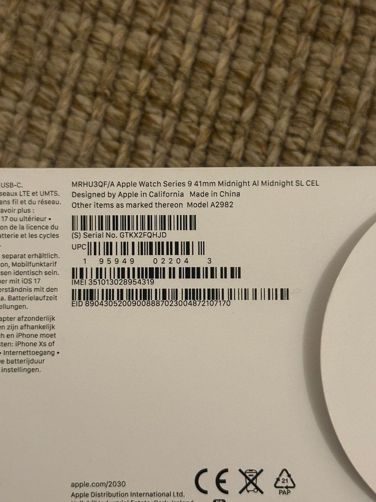 Used apple Apple Watch series 9 Cellular - 41 mm bike — image 9 of 9