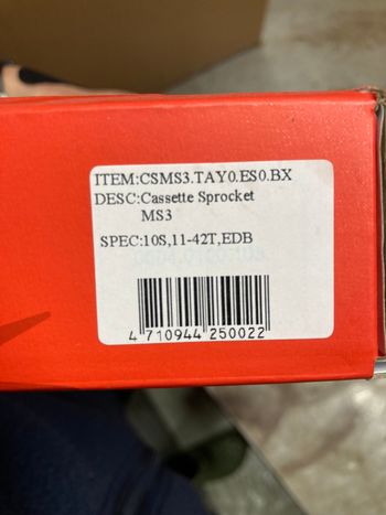 Sunrace, CSMS3 Cassette 10-speed 11-42T