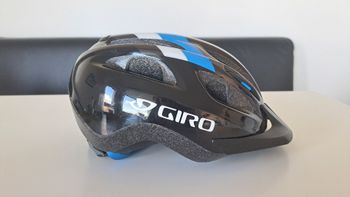 Used Giro Skyline II Helm blau/schwarz mit Visier, Größe 54-61 cm bike