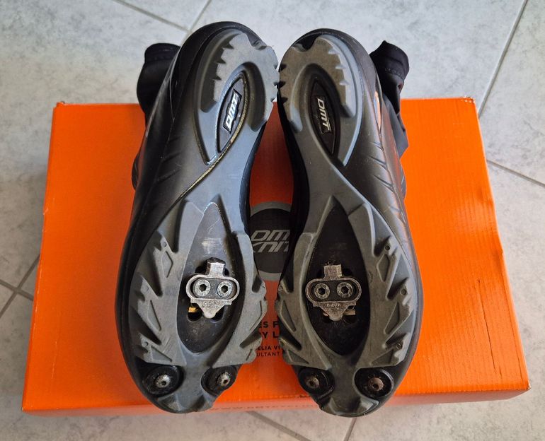 Used Dmt Scarpe  WKM1 nero arancione bike — image 4 of 5