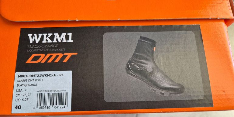 Used Dmt Scarpe  WKM1 nero arancione bike — image 5 of 5