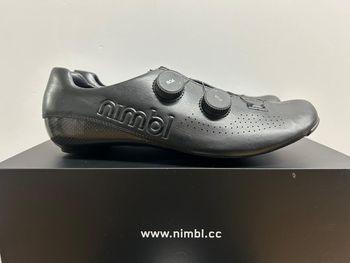 Nimbl, Ultimate Black Road Cycling Shoes