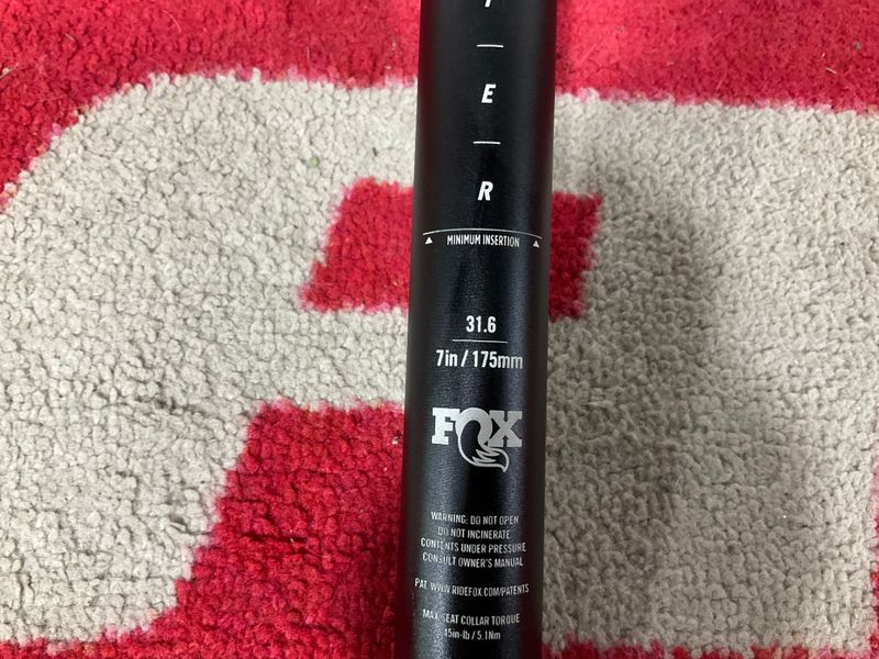 Used Fox Transfer 175mm 31.6mm 2022 Saddles & Seatposts