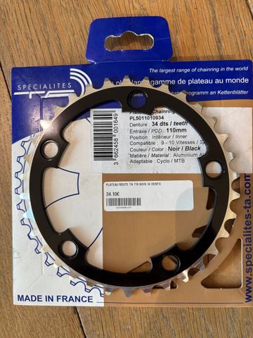 Gebrauchtes Spécialités T.A. Specialites TA Zephyr BCD110 34T Chainring bike — Bild 3 von 3