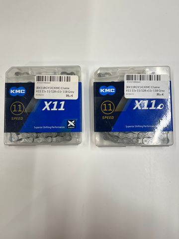 Kmc X11 11/128 X11R 118 Grey bike usato — immagine 1 di 2