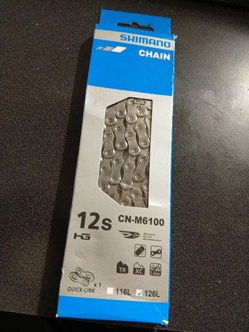 Gebrauchtes Shimano CN-M6100 12-speed Chain 126L Quick Link bike — Bild 4 von 5