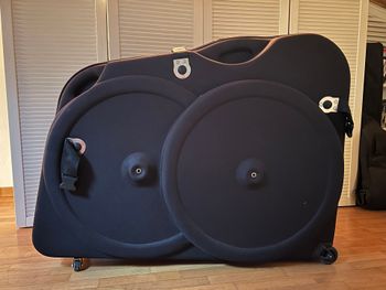 Used Bike-Box Alan Original Bike Box semi-rigida tipo BikeBox Alan (modello Original/GPRS) – scocca ABS, ruote integrate, supporto per ruote, completa di cinghie interne. 2016 bike — image 1 of 11