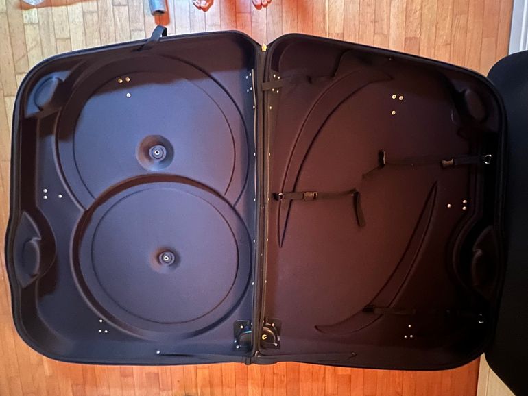 Used Bike-Box Alan Original Bike Box semi-rigida tipo BikeBox Alan (modello Original/GPRS) – scocca ABS, ruote integrate, supporto per ruote, completa di cinghie interne. 2016 bike — image 3 of 11