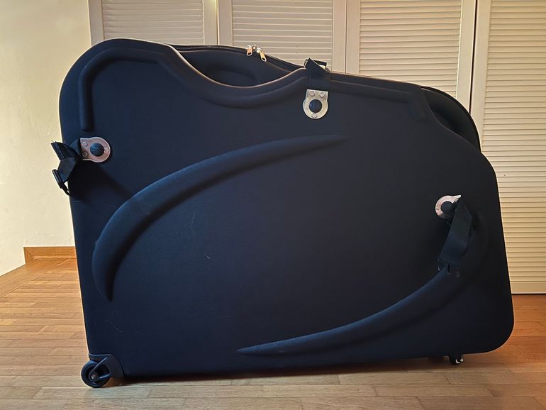 Used Bike-Box Alan Original Bike Box semi-rigida tipo BikeBox Alan (modello Original/GPRS) – scocca ABS, ruote integrate, supporto per ruote, completa di cinghie interne. 2016 bike — image 2 of 11
