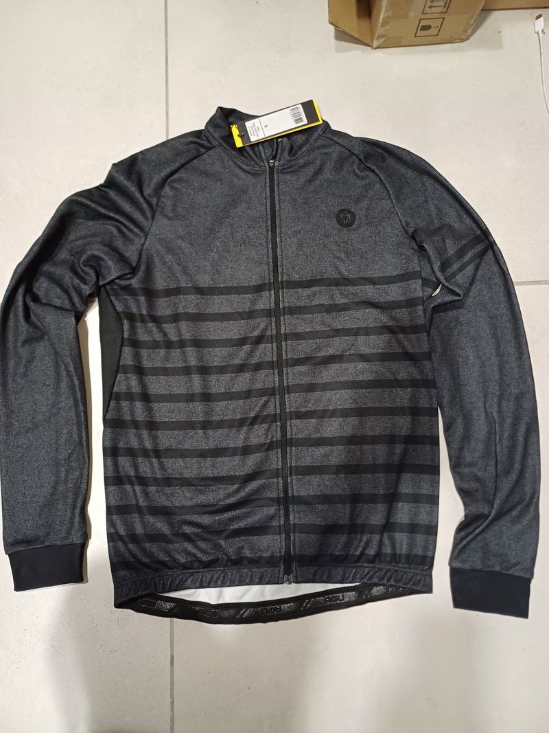 Used AGU MAGLIA INVERNALE ESSENTIAL MELANGE IRON GREY S - 44845000-007-03 2023 Cycling Clothing