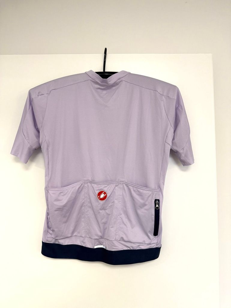 Used Castelli Espresso Kurzarmtriko t Damen - purple mist/dark night shade 538 2025 bike — image 2 of 2