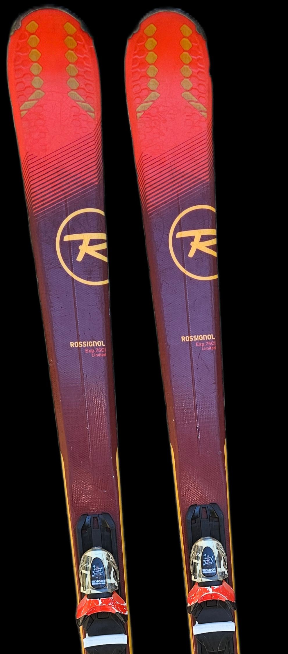 Skis Rossignol Zenith 3 Occasion - Taille 154 Cm, Couleur Gris/orange, Pour Homme
