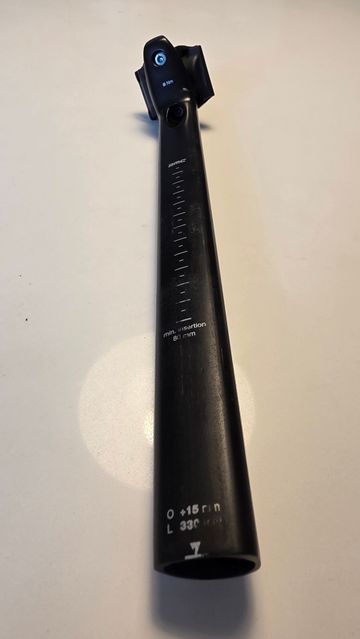 Used Bmc Reggisella Seatpost Teammachine Srl - seatbackk +15mm L.330mm 2021 bike — image 3 of 4
