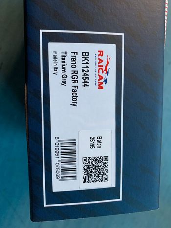 Used Raicam Serie freni RGR FACTORY Titanium 2025 bike — image 4 of 5