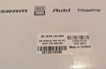Sram Rival 22 Hydraulic Front Brake Lever bike usato — immagine 2 di 2
